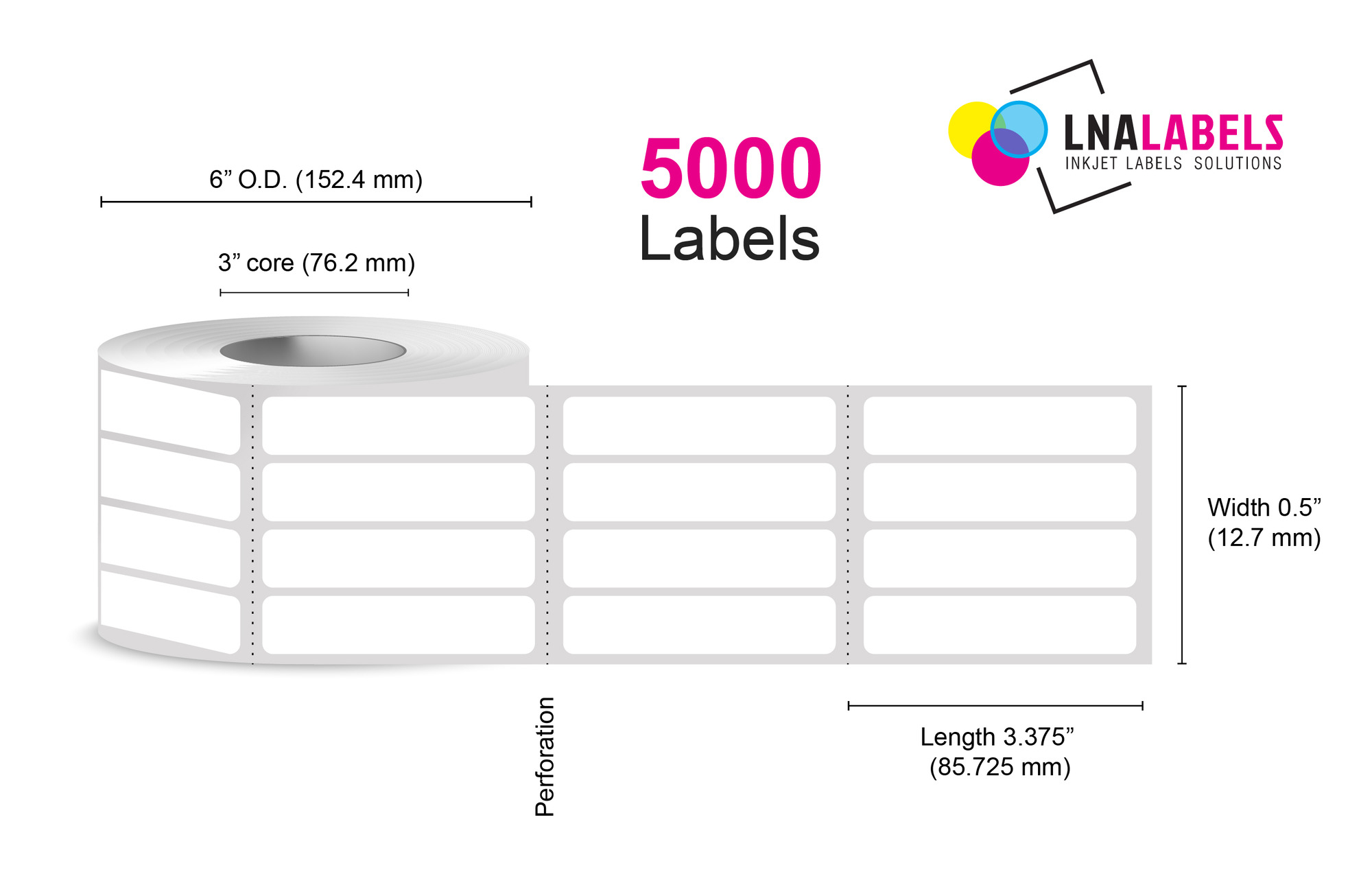 Matte Paper Label 3C6OD