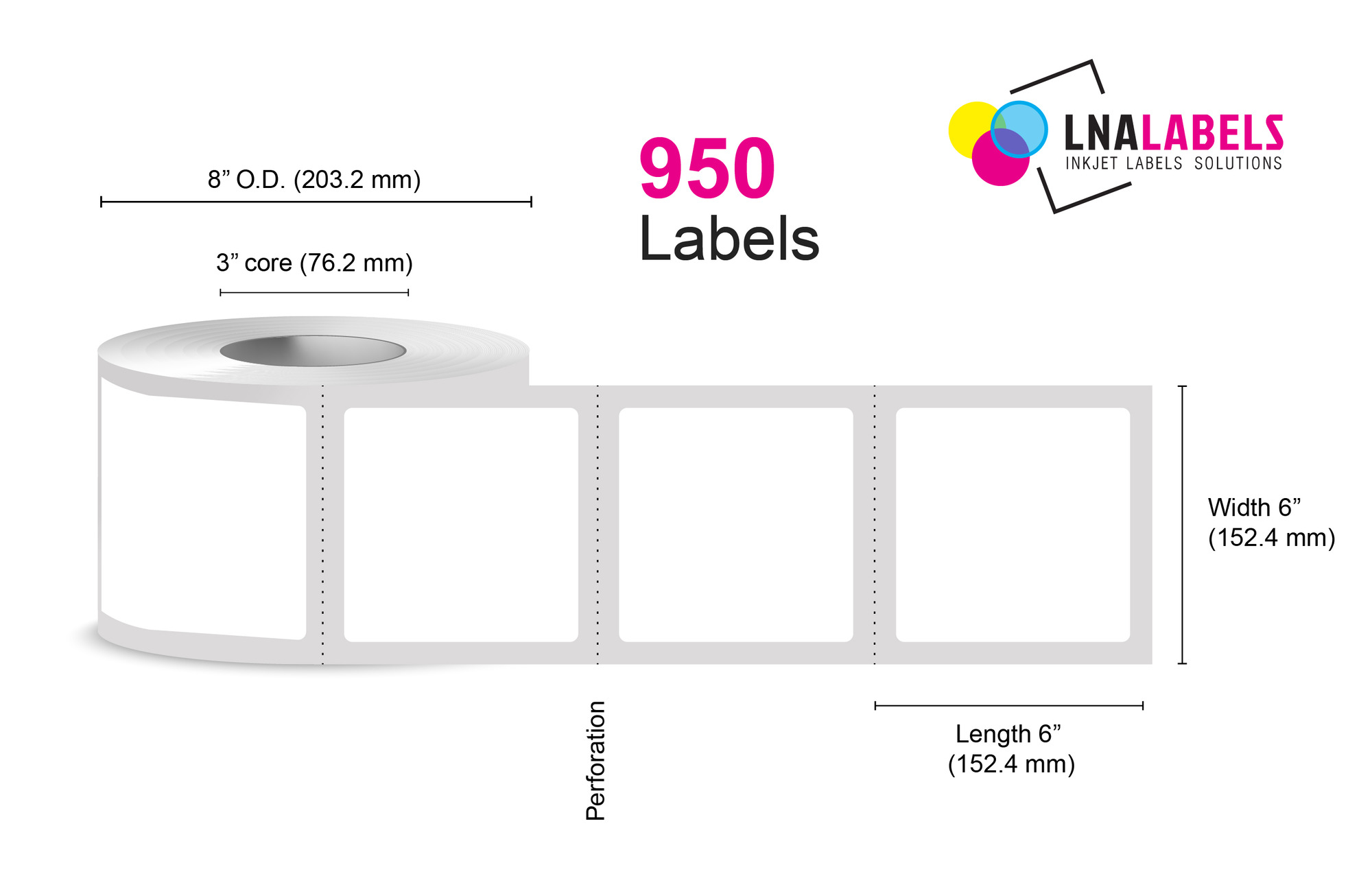 Matte Paper Label 3C6OD