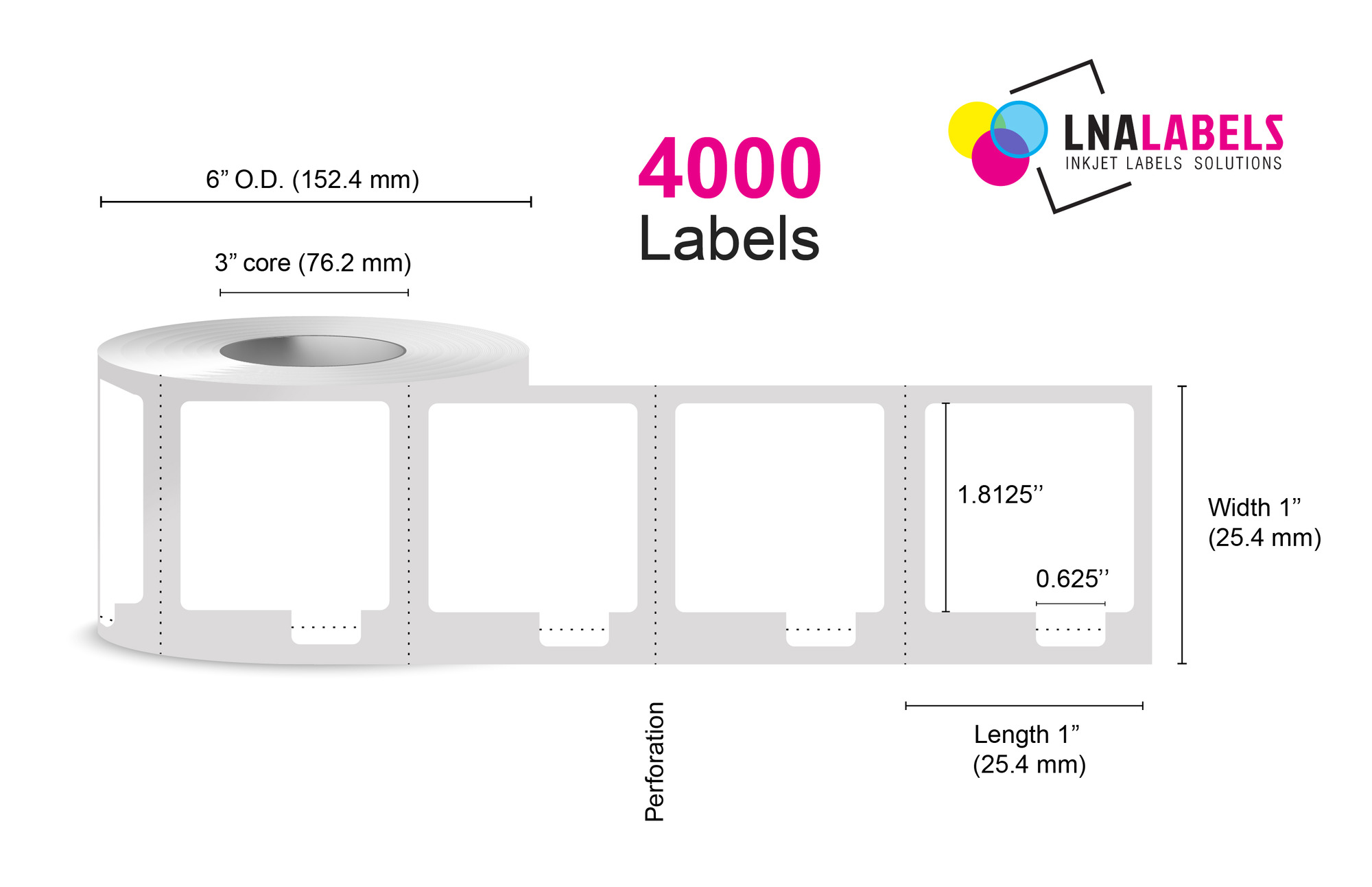 Matte Paper Label 3C6OD